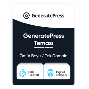 GeneratePress Pro WP Teması